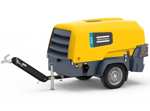 Дизельный компрессор Atlas Copco XAS 68 на шасси