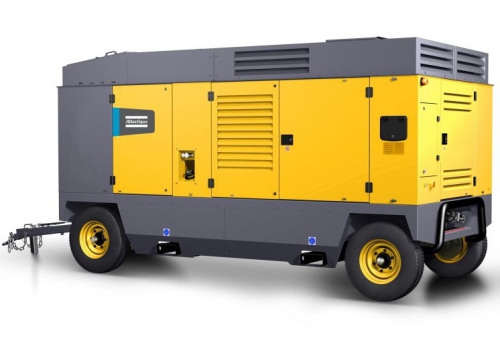 Дизельный компрессор Atlas Copco Y 1300 на шасси