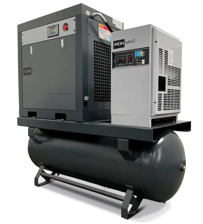 Винтовой компрессор IRONMAC IC 20/10 C VSD DF 500L (IP 54)