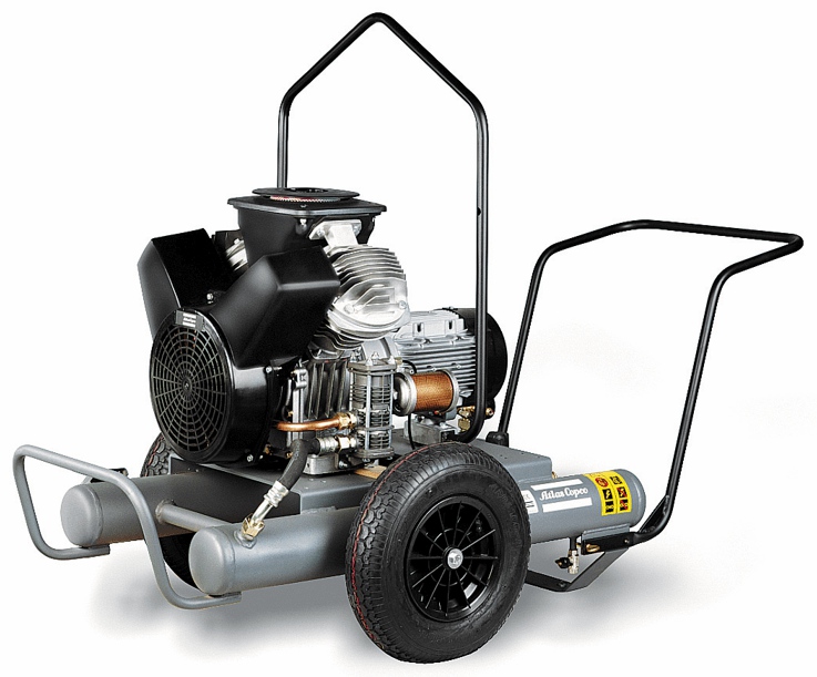 Поршневой компрессор Atlas Copco LT3-15 Trolley