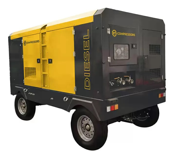 Дизельный компрессор ET SD-750T-10 на шасси