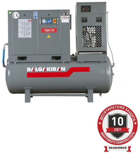 Винтовой компрессор Dalgakiran Tidy 10 500L Compact